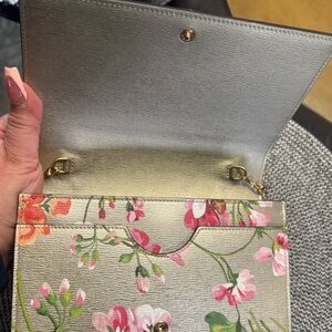 Gucci Floral Silver Mini Bag